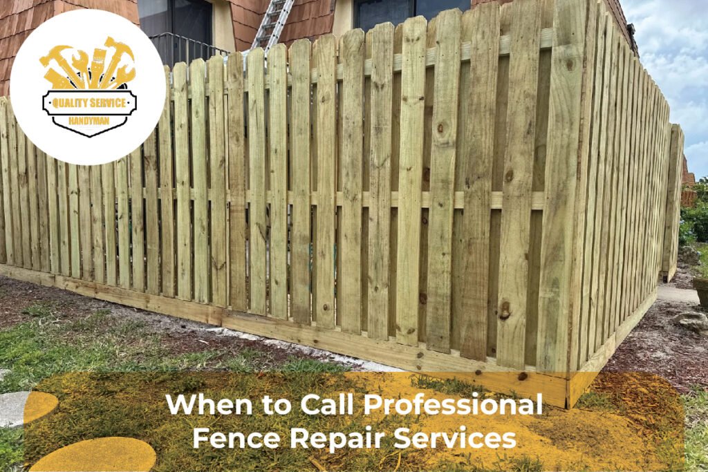 fence repair services